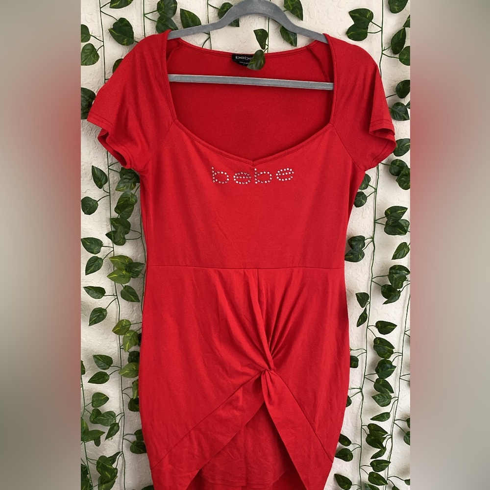 Bebe Red Women's Top